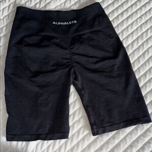 Alphalete Women's Charcoal Bike Shorts
